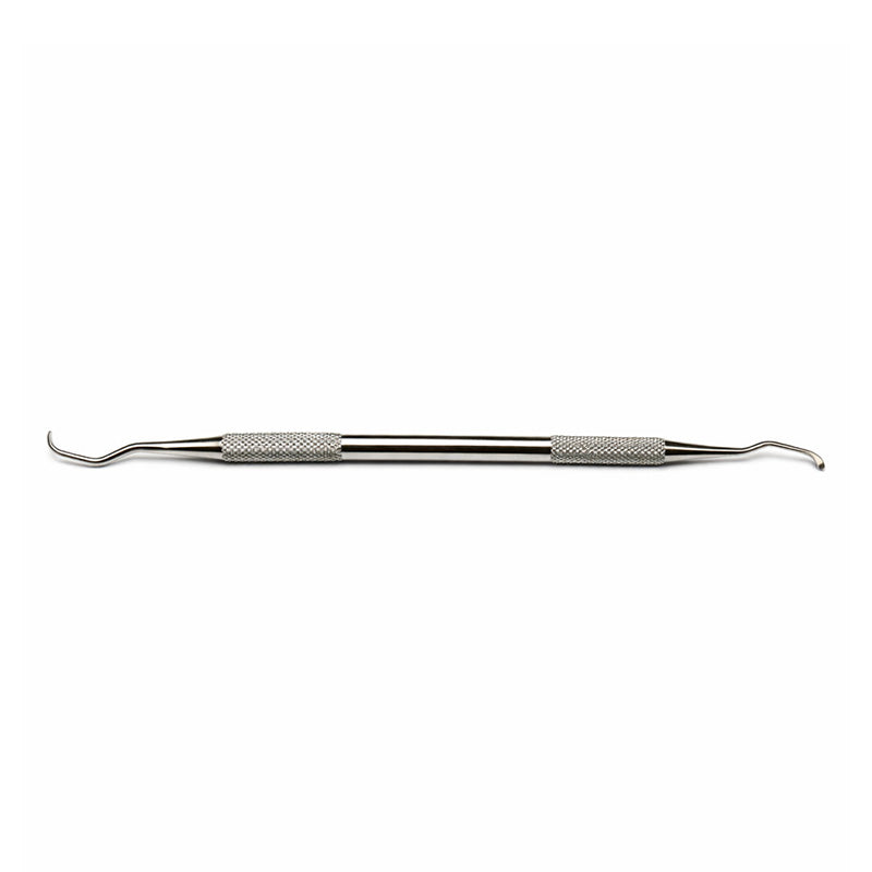 CAT Instruments Cat Gracy Curretes 2 periodontal dental instrument, clear surgical tool for oral cleaning and periodontal care.