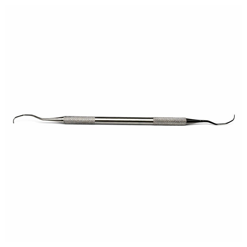 CAT Instruments Gracy Currets Fig 13/14 periodontal dental instrument, stainless steel, used for periodontal procedures.