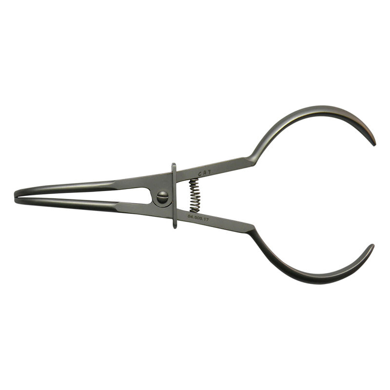 CAT Instruments 17cm separator placing plier, dental instrument used for placing and removing separators in orthodontics.