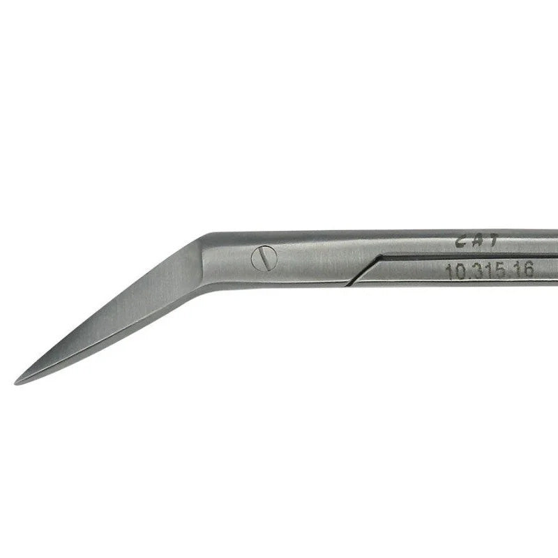CAT Instruments Locklim Gum Scissors, 6 1/4-inch surgical scissors for precise gum tissue cutting.