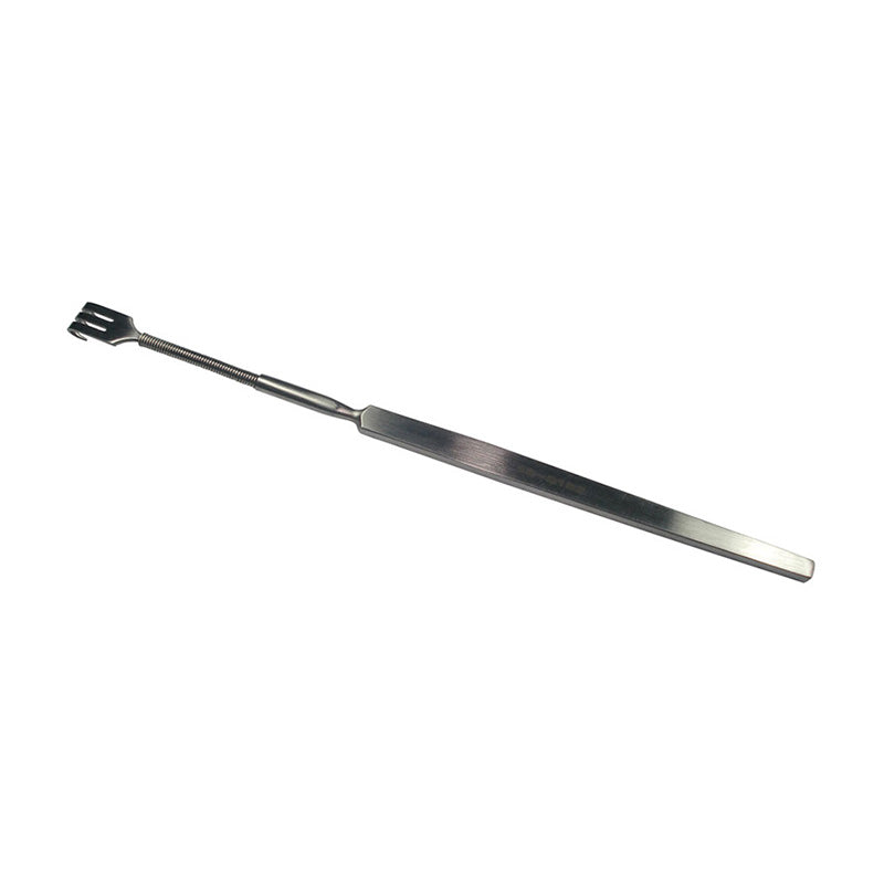 CAT Instruments surgical tissue retractor with sharp edges, designed for precise tissue separation during procedures.