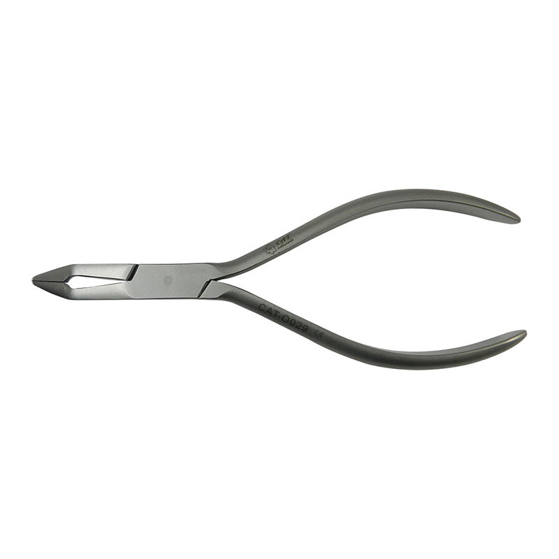 Small CAT Instruments Weingart Style Plier for dental procedures, with ergonomic design and precision tips.