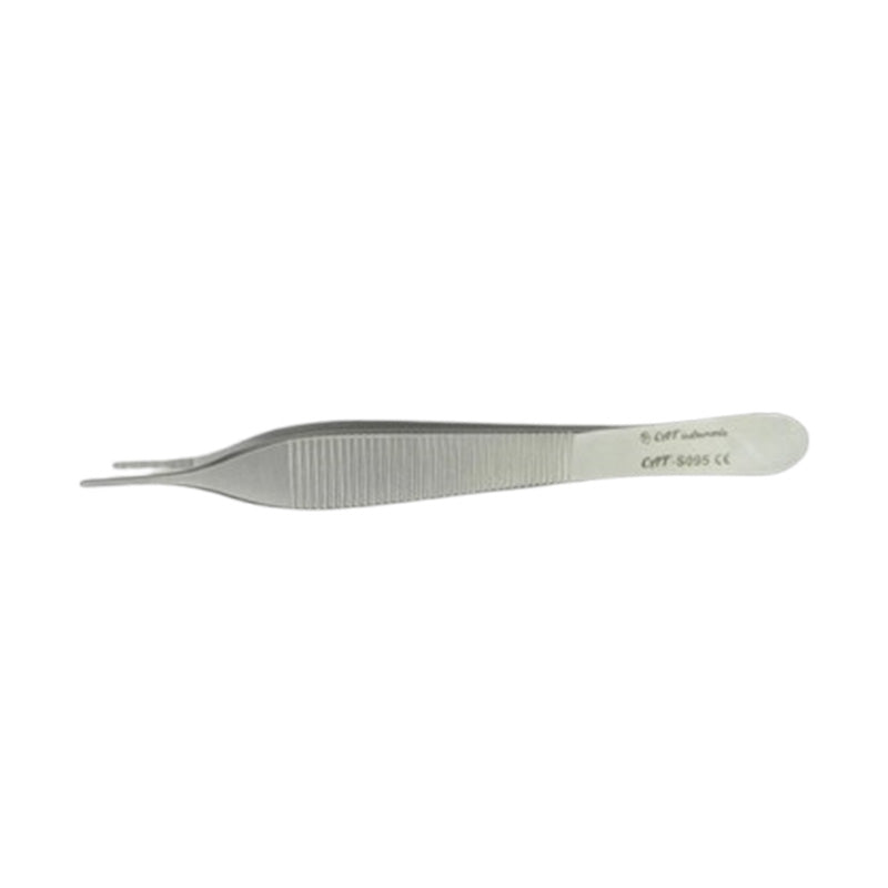 CAT Surgical Adson Forcep Plain 12cm cotton and dressing forceps, stainless steel with fine tips for precise medical handling
