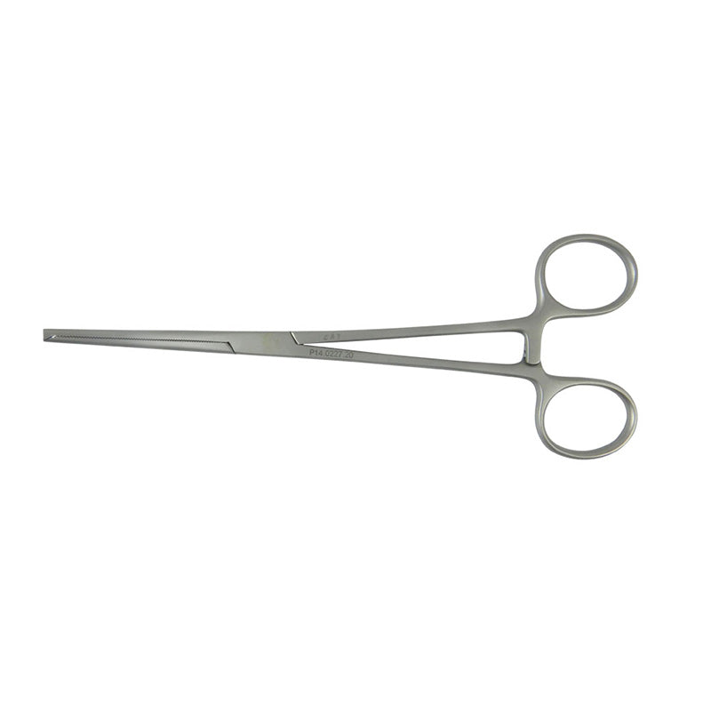 CAT Surgical Kocher artery forceps with curved teeth, 20cm surgical instrument for precise artery clamping and tissue handling.