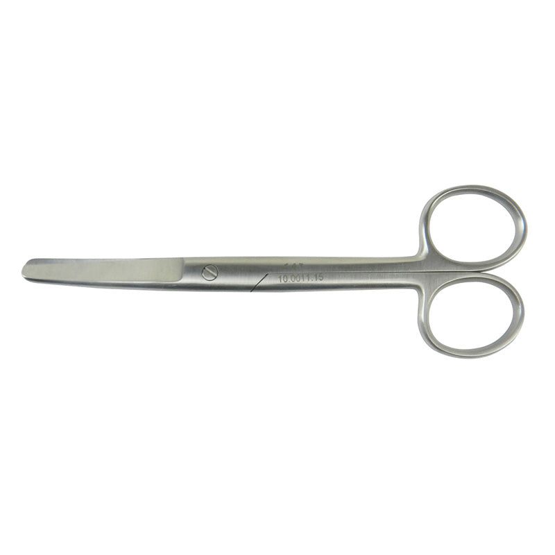 Curved CAT Surgical B/B Cat Scissors, 15.5cm, designed for precise cutting in veterinary and surgical procedures.