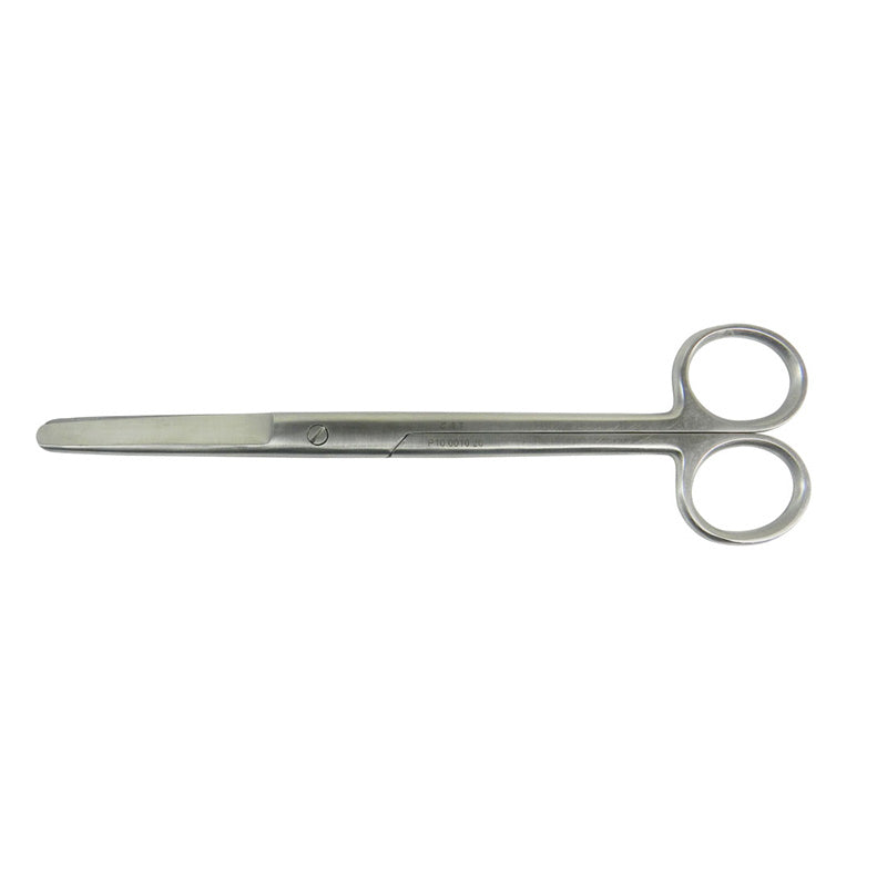 Straight CAT Surgical scissors, 20cm, with B/B blades, shown in a professional medical setting.