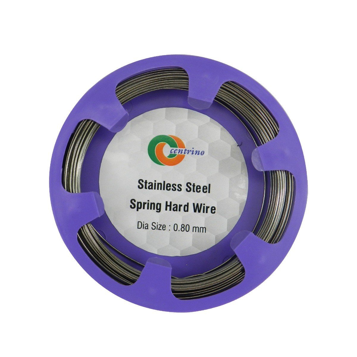 Centrino Lab Wire Round Spring Hard Wire, laboratory wire in 0.90mm diameter, with a spring hard finish, 50 grams.