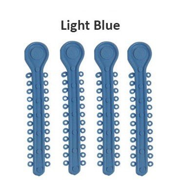 Centrino Ram Bagh Low Friction Ligature Stick Ties in pearl color, designed for securing dental or medical devices.