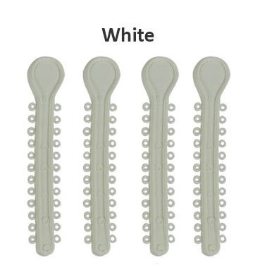 Centrino Ram Bagh low friction ligature stick ties in pearl color, designed for secure, gentle dental appliance fixation.