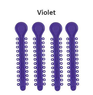 Centrino Ram Bagh Low Friction Ligature Stick Ties in pearl color, lightweight dental ligature ties for orthodontic use.