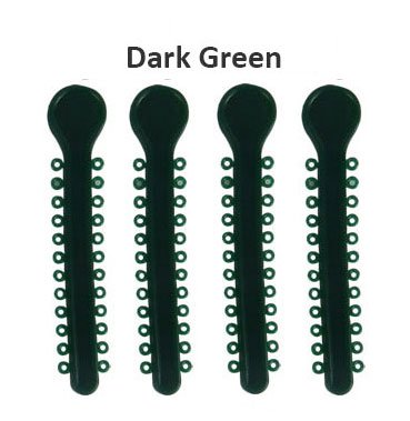 Centrino Ram Bagh low friction ligature stick ties, pearl-colored dental ligature ties for orthodontic use, arranged in a pack