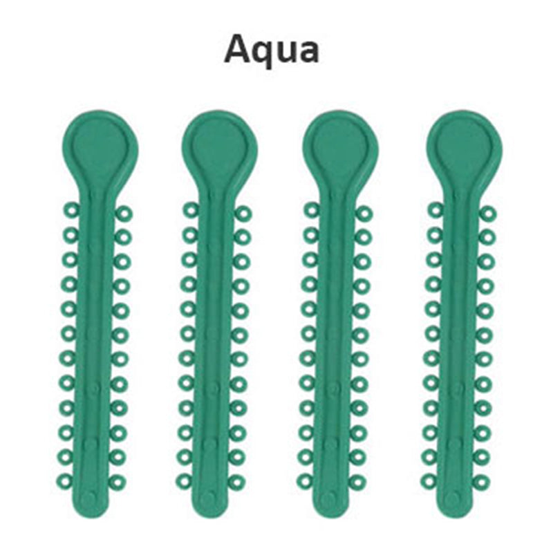 Centrino Ram Bagh low friction ligature stick ties in pearl color, designed for secure orthodontic appliance fastening.
