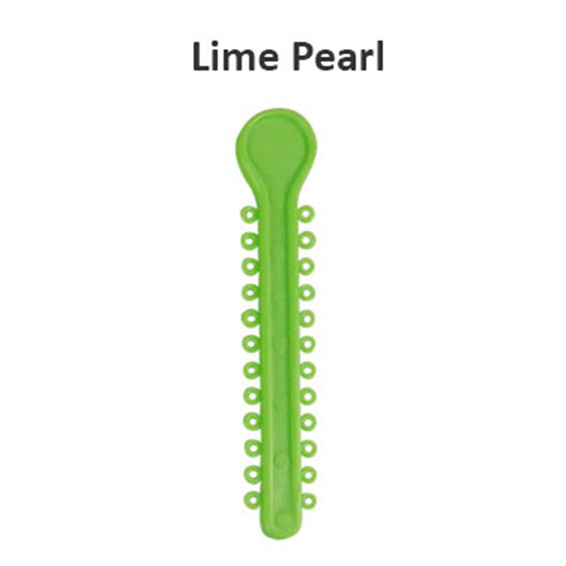 Centrino Ram Bagh Low Friction Ligature Stick Ties in pearl color, pack of 1008, for dental orthodontic use