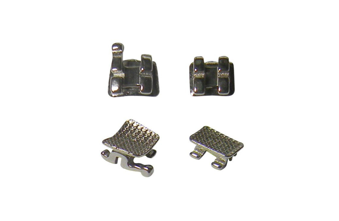 Set of 20 Centrino Standard Edgewise Metal Brackets for framing and construction, featuring durable metal design and precise edgewise fit.