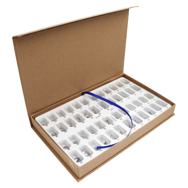 Centrino preformed molar bands with MBT tubes from the starter kit, designed for orthodontic dental applications.