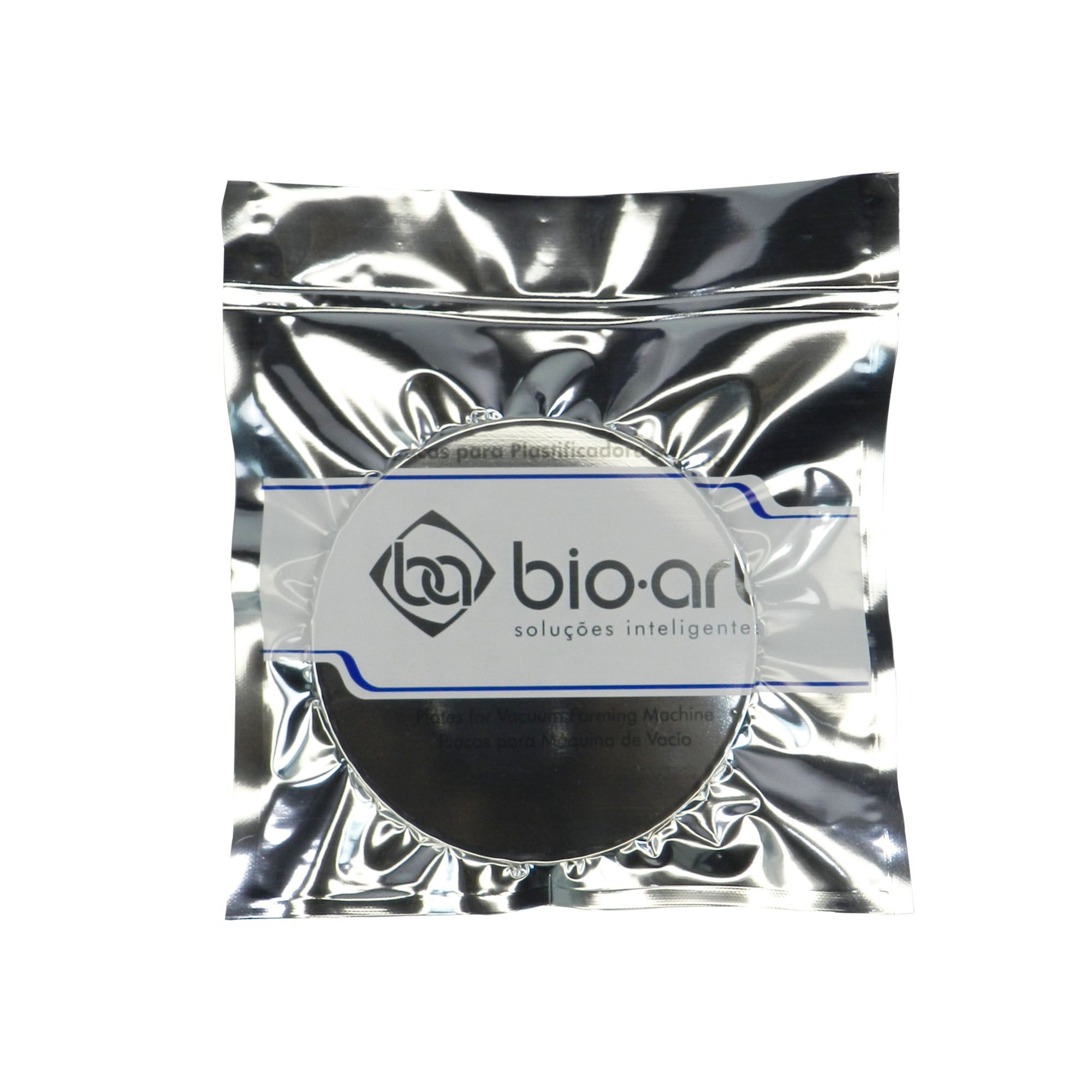 Bio-Art Hard Sheets Round thermoforming material, 2.0 x 120 mm, 10-pack, durable plastic sheets for crafting and modeling.