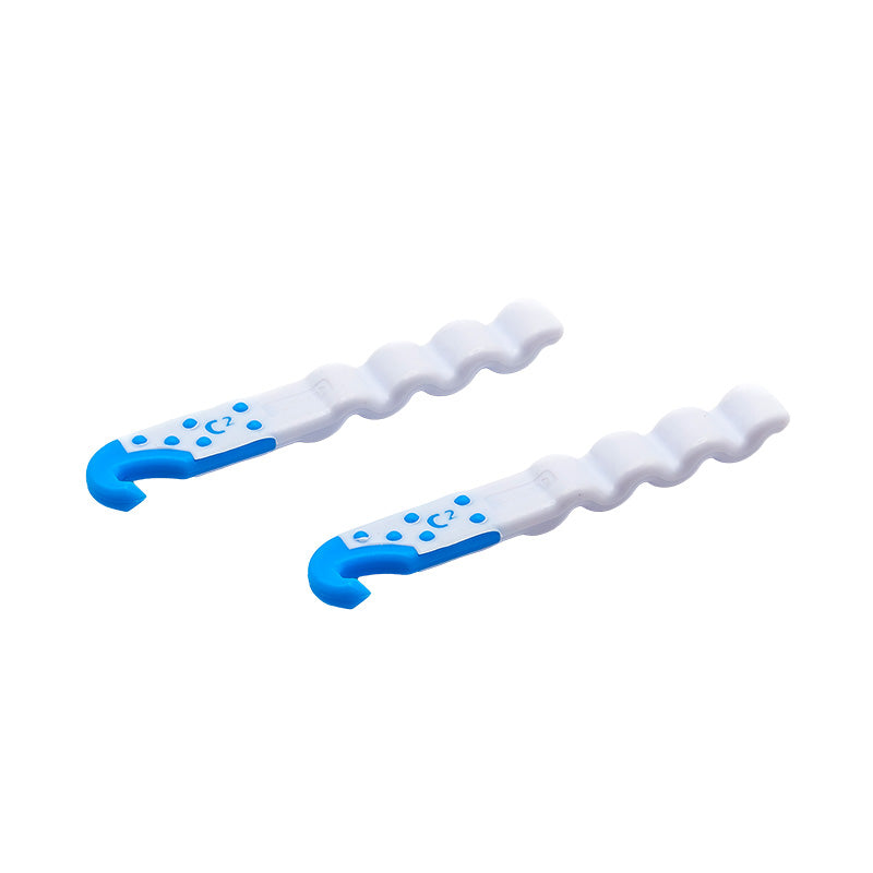 Clenchy Aligner Seater and Remover made from thermoforming material, shown in the image on a white background.