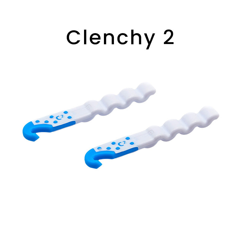 Clenchy Aligner Seater and Remover made of thermoforming material, designed for orthodontic aligner adjustments and removal.