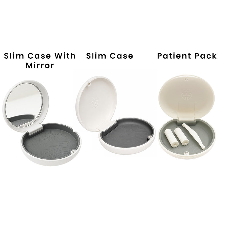 Captain Slim Aligner Case Off White With Silicone Layer