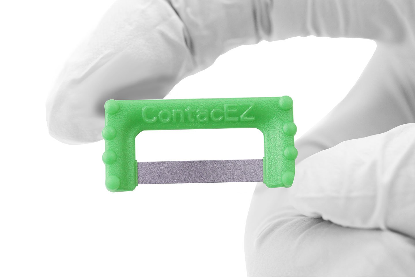 ContacEZ IPR Strip System IPR tools kit with 8 ContacEZ IPR strips for dental procedures, displayed in the image.