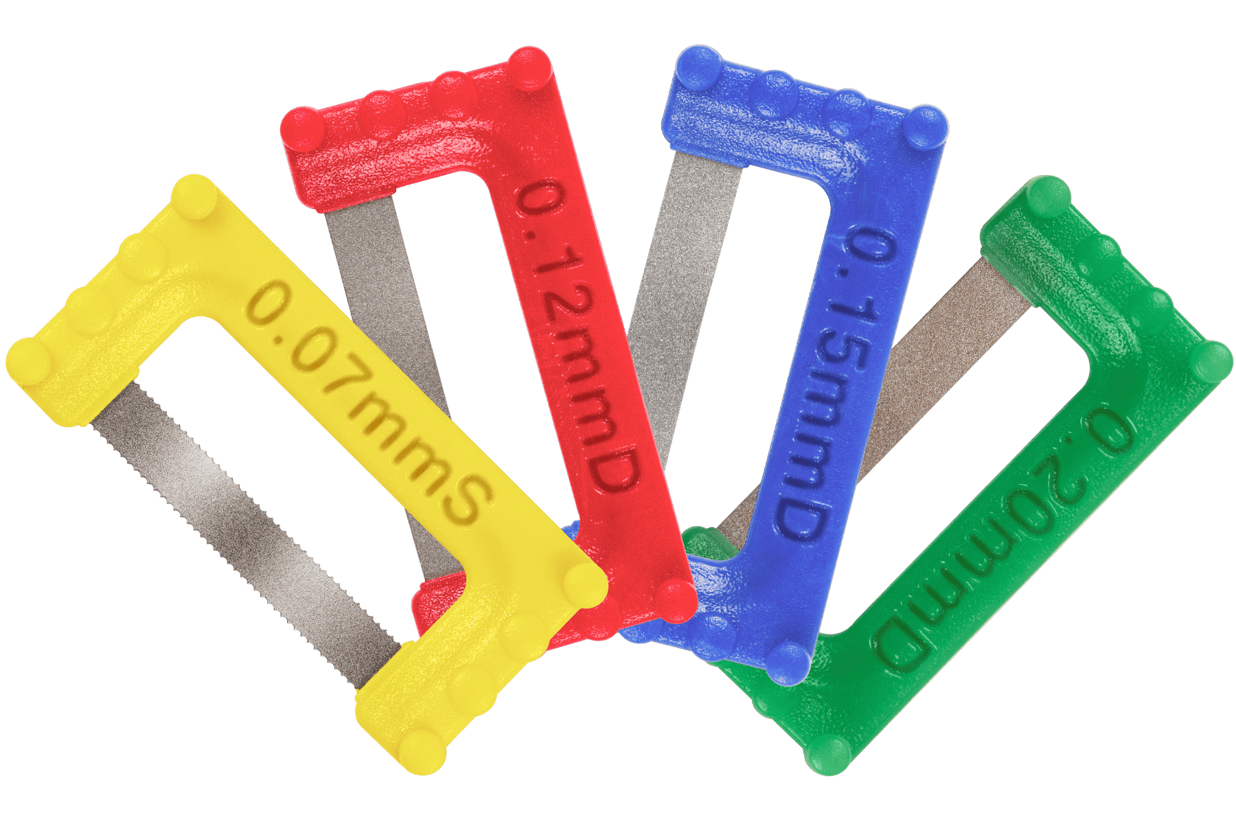 ContacEZ IPR Strip System kit showing multiple dental IPR tools and strips for orthodontic treatment.