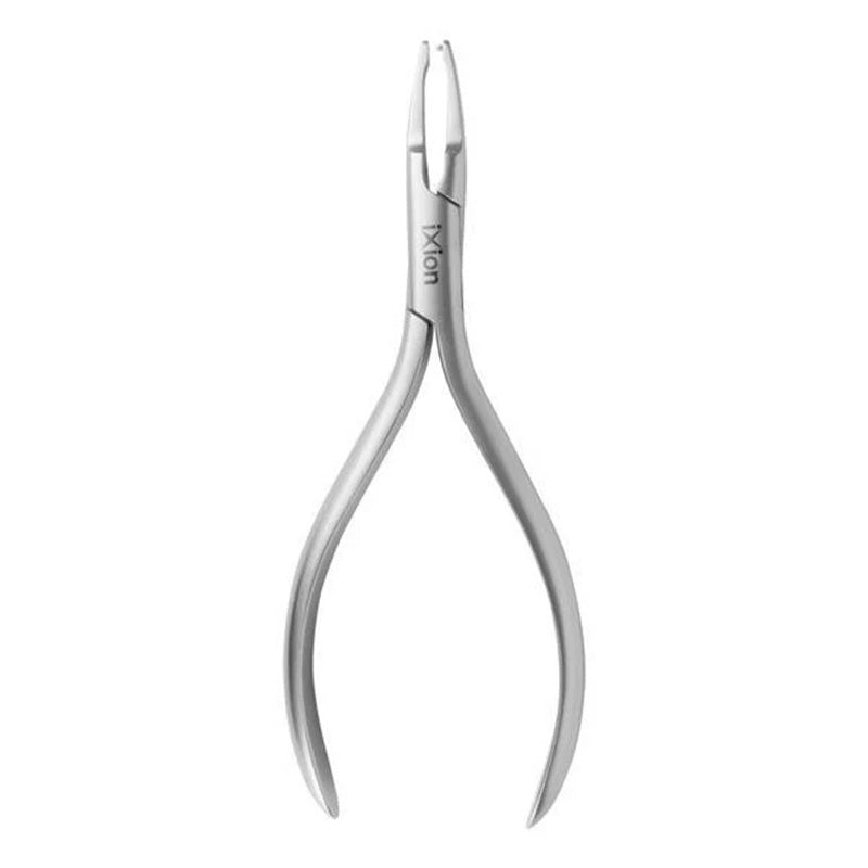 DB Orthodontics Ixion Aligner Pliers for retention, showing a close-up of the orthodontic plier tool used for aligner adjustments.