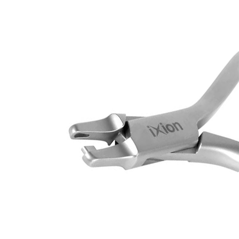 DB Orthodontics DB Ortho Ixion Aligner Pliers with tear drop handle for precise orthodontic adjustments.