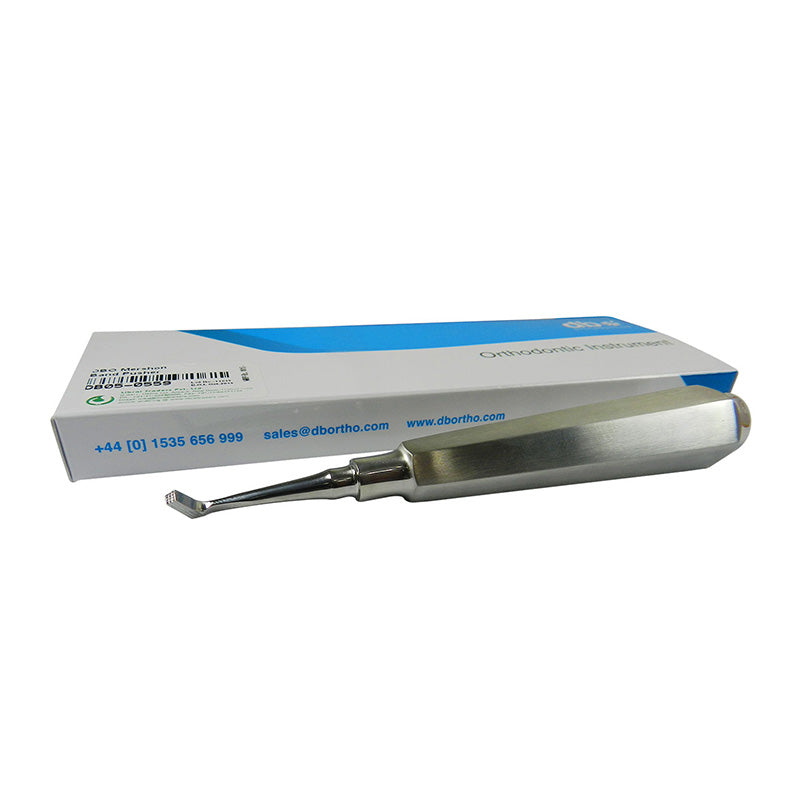 DB Orthodontics Mershon Band Pusher, a dental banding tool used for orthodontic procedures, shown in a close-up image.