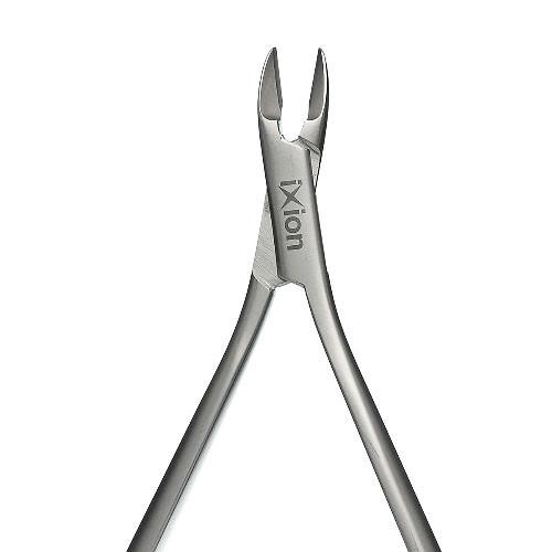 DB Orthodontics Ixion Micro Ligature Cutter with long handle, precision orthodontic tool for cutting ligatures and small wires.