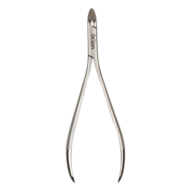 DB Orthodontics Ixion Micro Ligature Cutter with long handle for precise cutting of orthodontic ligatures and small wires.