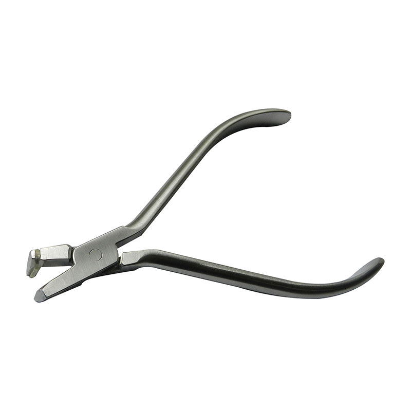 Dentaurum Orthodontics distal end cutter flush cut mini with silicone O-ring, close-up of precision dental cutting tool.