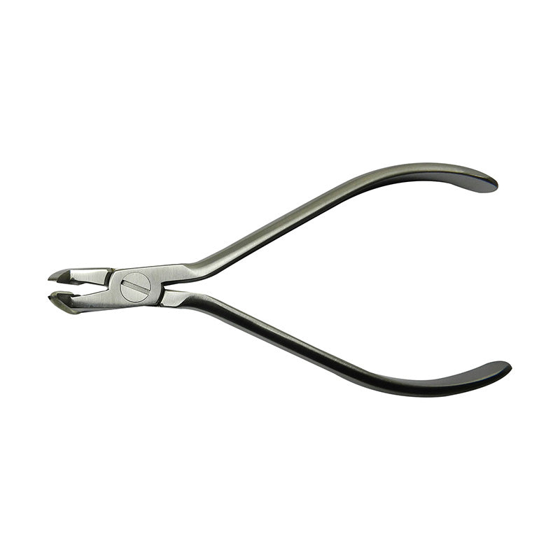 Dentaurum Orthodontics distal end cutter flush cut mini with silicone O-ring, showing precision cutting blades and ergonomic design.