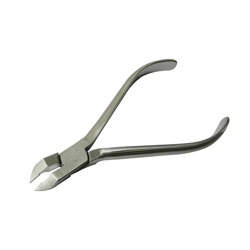Dentaurum Orthodontics Ligature Cutter with 45-degree curved blade, high-quality orthodontic wire cutting tool.