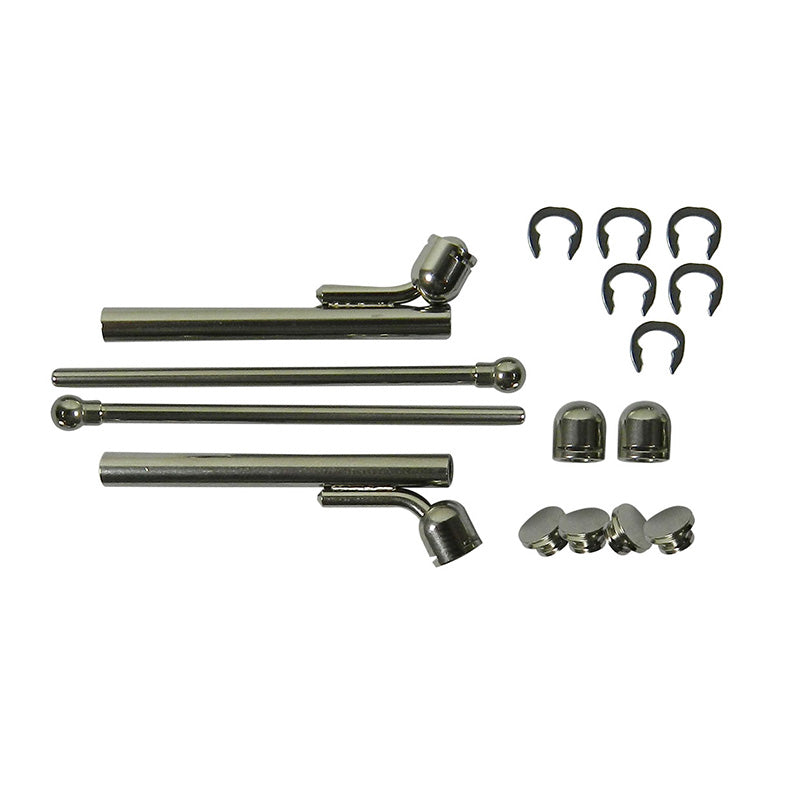 Dentaurum Herbst IV Appliance Set for orthodontic treatment, featuring metal brackets and wires used in Herbst orthodontic appliances.