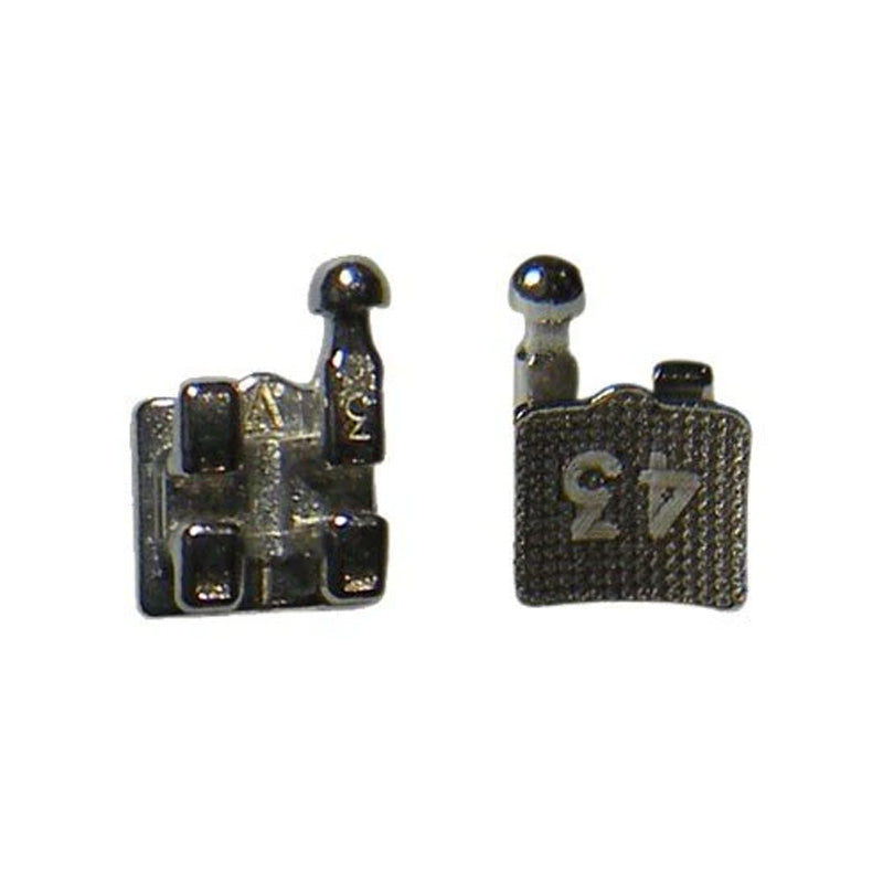 Set of 20 Dentaurum Discovery Smart Metal Brackets for orthodontic treatment, shown in a clear close-up image.