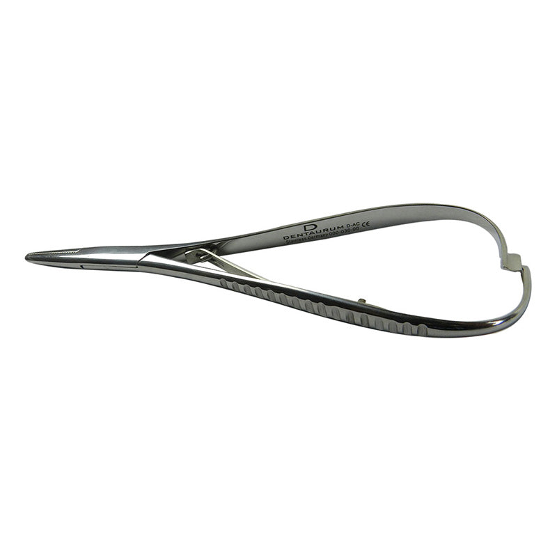 Dentaurum Medium Needle Holder and Ligating instrument for precision orthodontic procedures, with a textured grip for secure handling.