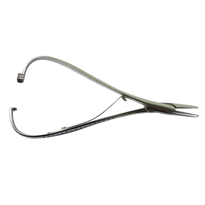 Dentaurum Medium Needle Holder for ligating, stainless steel dental instrument used in orthodontic procedures.
