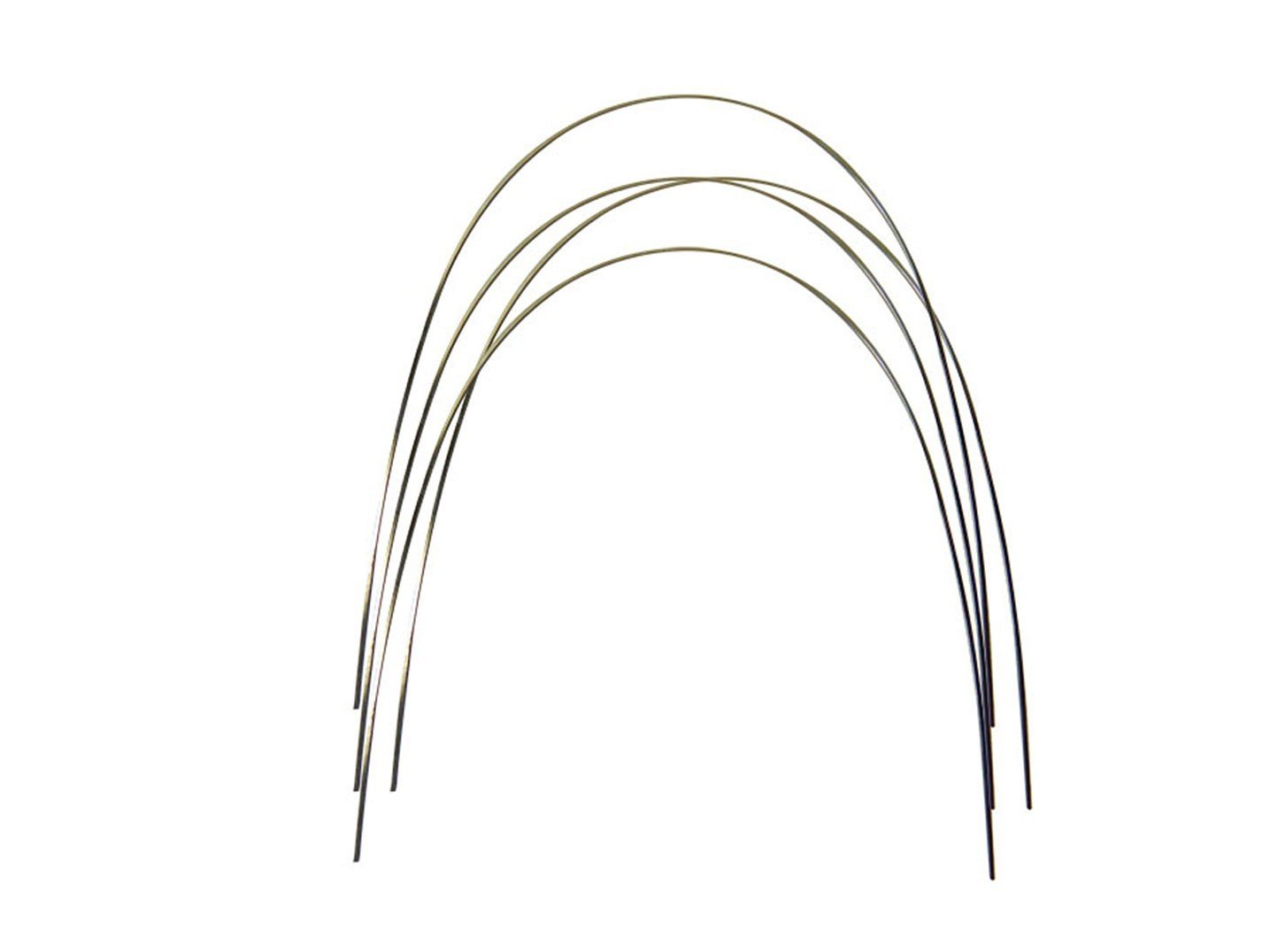 Upper Dentaurum Niti Preformed Trueform Archwires, nickel titanium orthodontic wires for dental treatment.