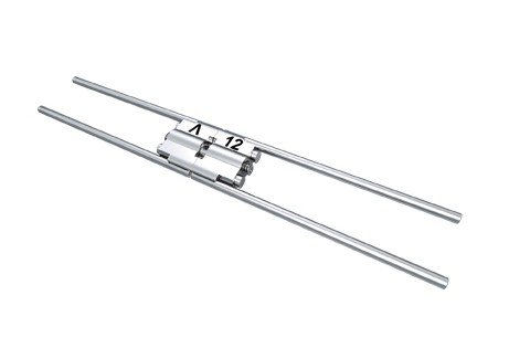 Dentaurum Hyrex Rapid Expansion Screw for orthodontic use, shown in a close-up image of the mini screw and expansion device.