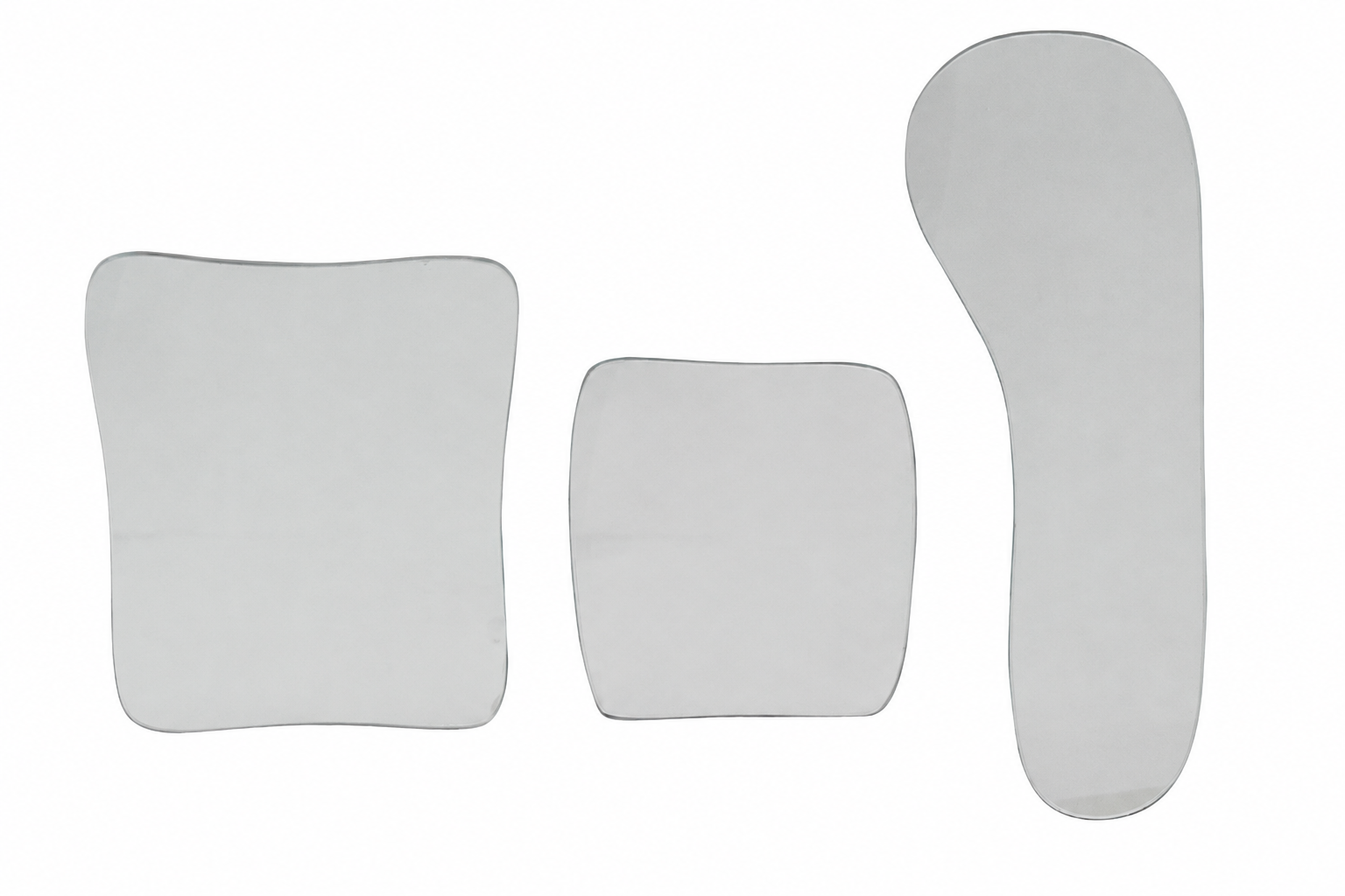 Shree Double Sided Glass Photographic Mirror showing reflective surfaces on both sides for detailed viewing.