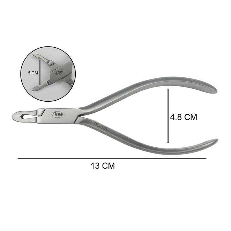 Eltee Crown Contouring Plier for banding, featuring a sleek design and ergonomic handles for precise dental contouring.