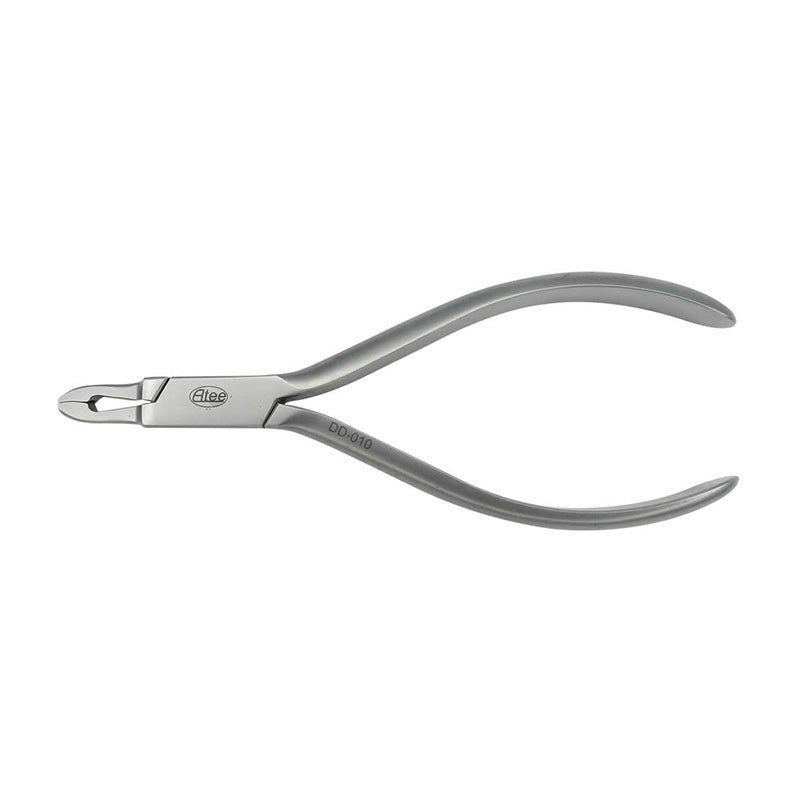 Eltee Crown Contouring Plier for banding, featuring adjustable jaw and ergonomic handle for precise dental contouring.