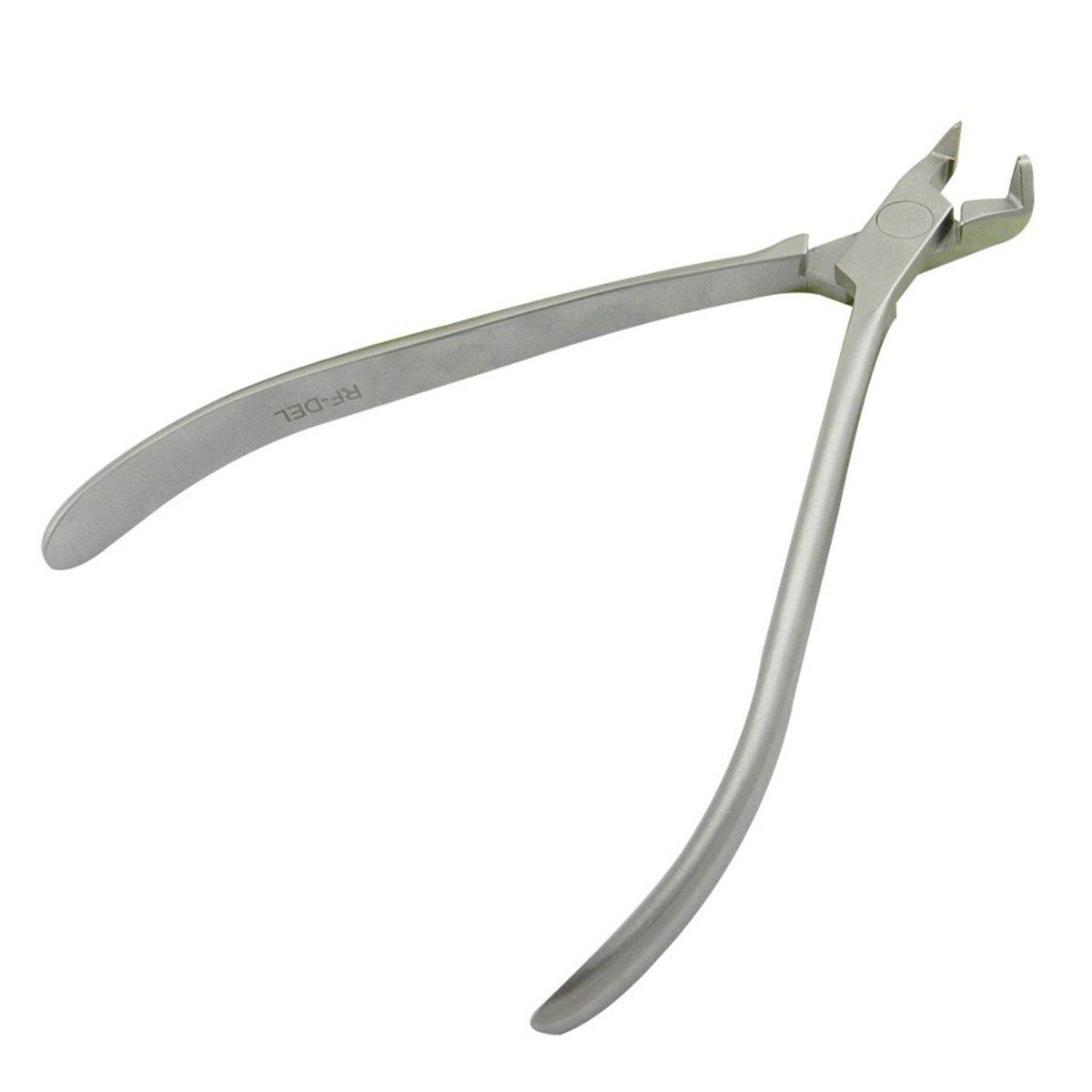 Eltee lap joint micro distal end cutter with long handle and safety hold, precision cutting tool for delicate tasks