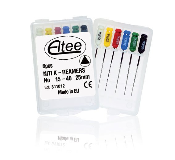 Eltee K stainless steel reamers and files pack of 6 with assorted sizes, ideal for precise drilling and metalworking tasks.