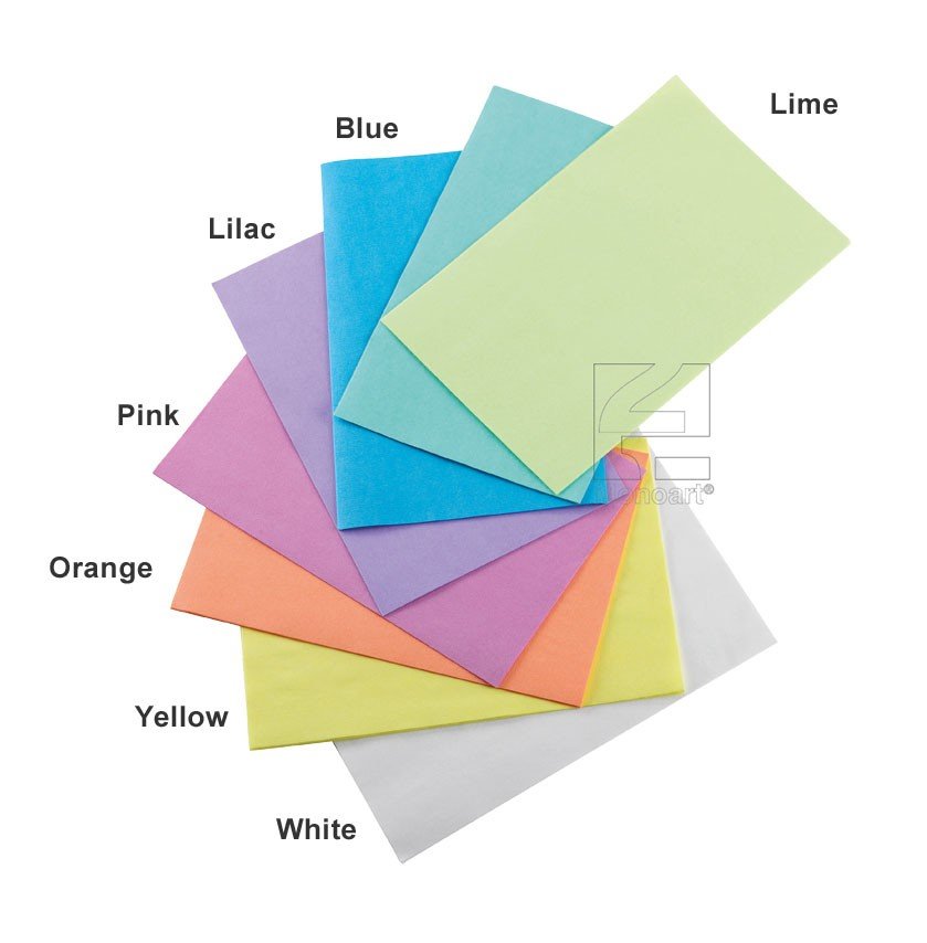Euronda Monoart Tray Paper in lilac, used as tray cover or patient bibs, part of PPE kit for dental or medical settings.