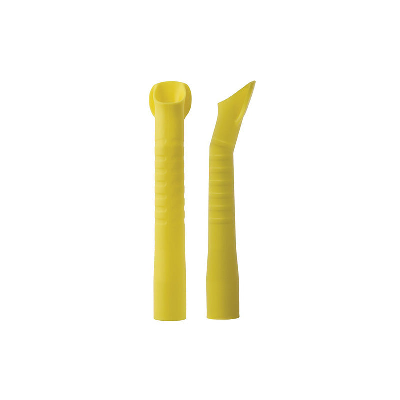 Euronda S.P.A Aspirator Tip EM19, lime green color, for dental suction devices, with a smooth ergonomic design.