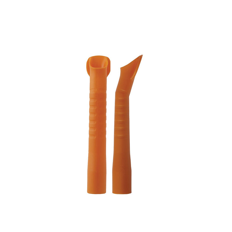 Euronda S.P.A Aspirator Tip EM19 in lime color, designed for dental suction devices, shown on a white background.