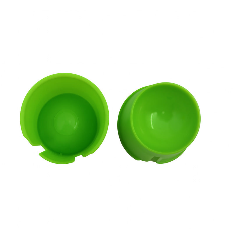 Blue Euronda Monoart Dappen Dishes for dental use, featuring durable plastic design for precise mixing and application.