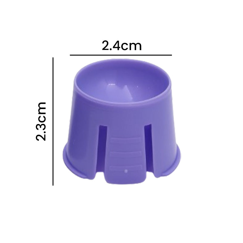 Blue Euronda Monoart Dappen Dishes, professional dental mixing dishes for precise laboratory or clinical use.