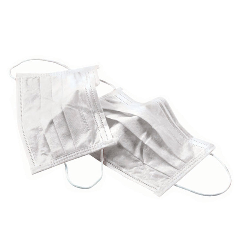 Blue Euronda Monoart face mask protection pack showing multiple protective masks for medical or dental use.